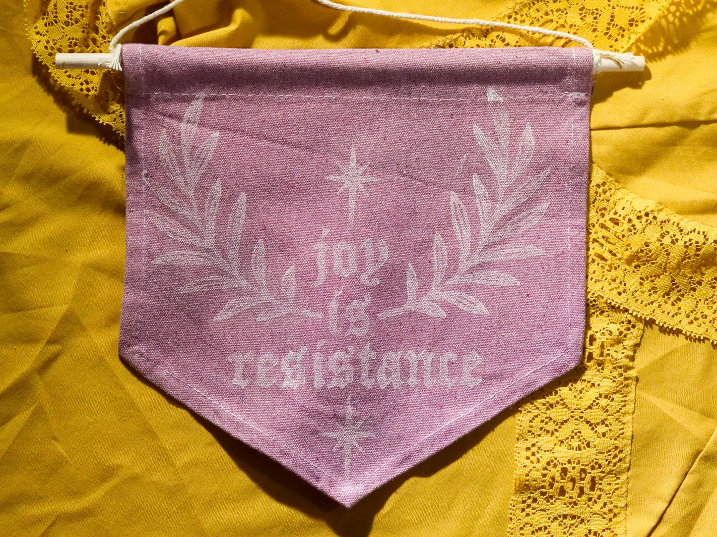 Joy is Resistance | Pennant Pink