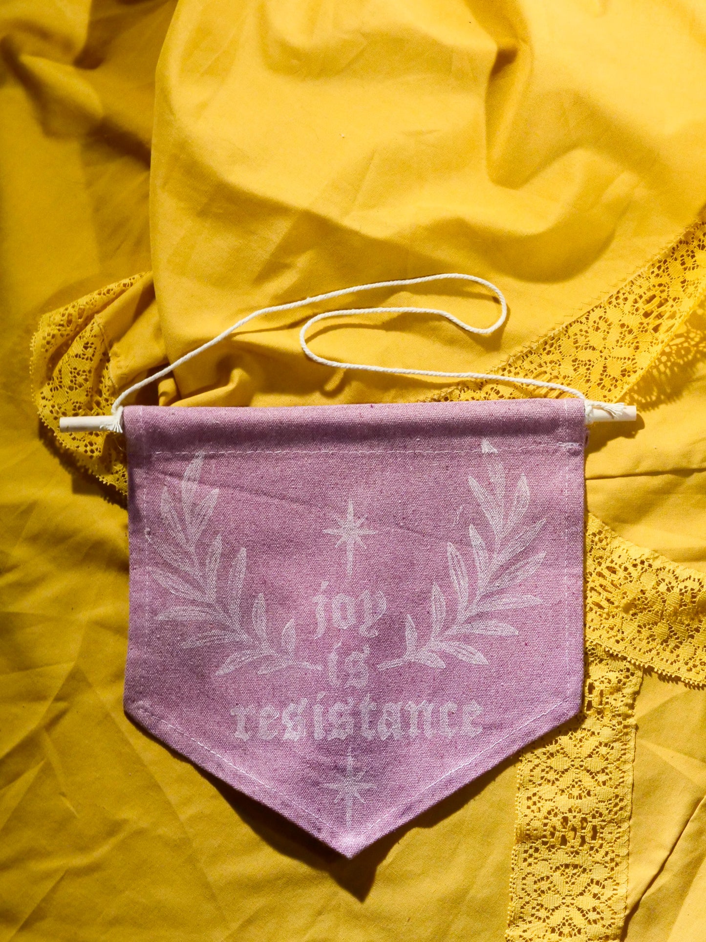 Joy is Resistance | Pennant Pink