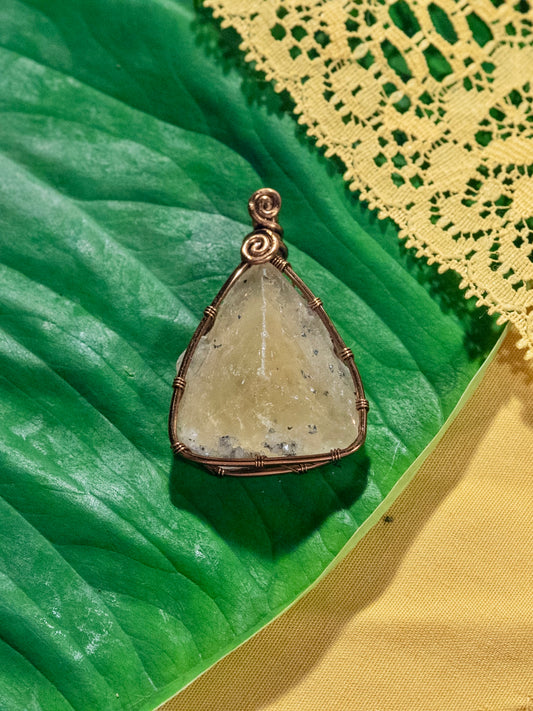 Raw Yellow Fluorite