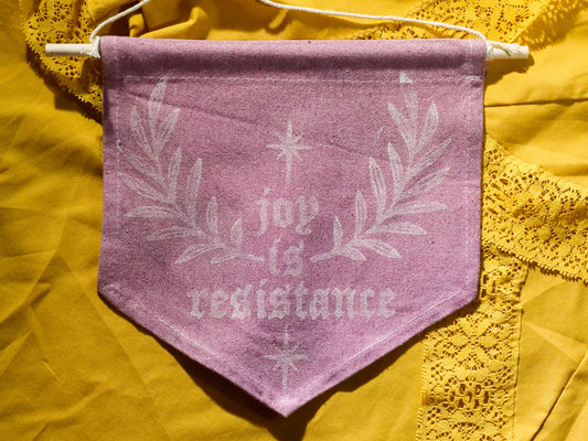 Joy is Resistance | Pennant Pink