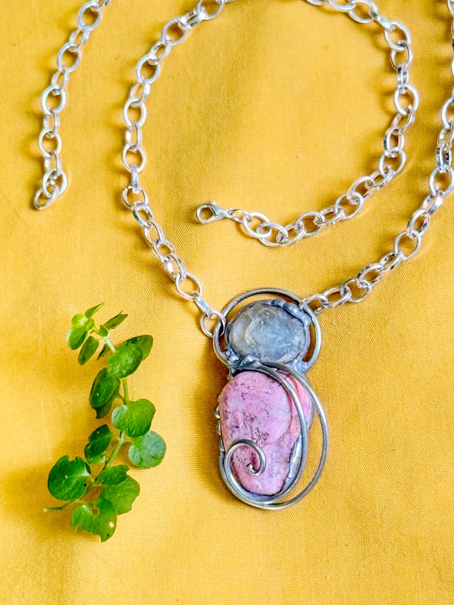Celestite & Rhodochrosite | Goddess